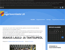 Tablet Screenshot of inkeri.ee